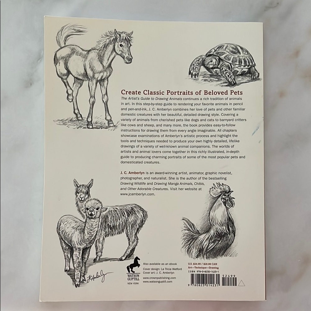 The Artist's Guide to Drawing Animals by J. C. Amberlyn - Picture 2 of 16